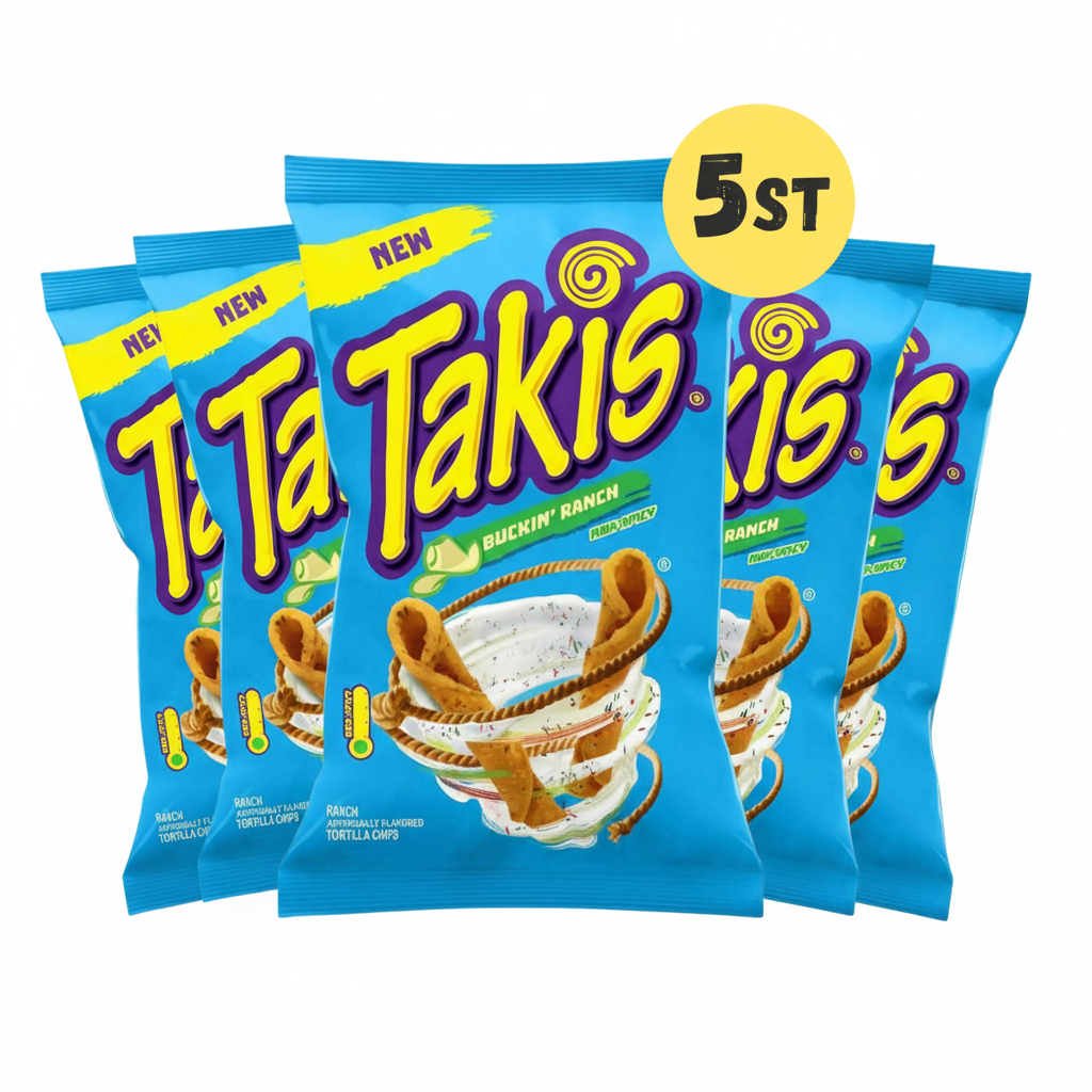 Takis Buckin' Ranch 5-pack – Het Ranchsmak | BonbonGott